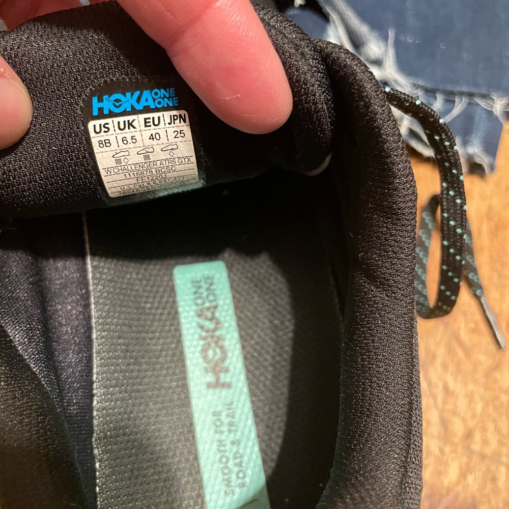 Women’s Hoka shoes.